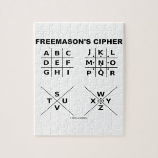 Puzzle Cipher de Freemason (criptografía)
