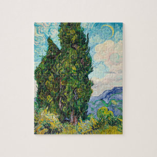 Puzzle Cipreses de Vincent Van Gogh Arte Refinado