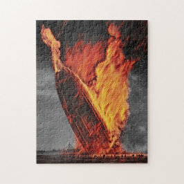 Puzzle Circa de Desastre del Zeppelin Airship Hindenburg 