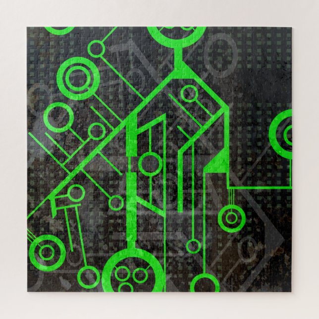 Puzzle Circuito verde (Vertical)