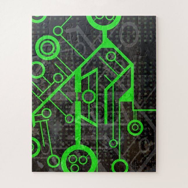 Puzzle Circuito verde (Vertical)
