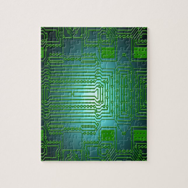 Puzzle circuitos de conductores de placa (Vertical)