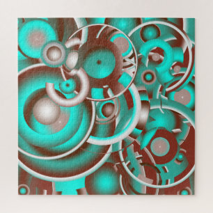 Puzzle Circular Celestial Concentric Circles