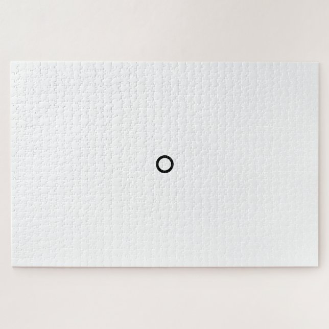 Puzzle círculo blanco y negro (Horizontal)