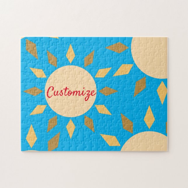 Puzzle Círculo solar geométrico Thunder_Cove (Horizontal)