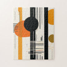 círculos abstractos boho anaranjados