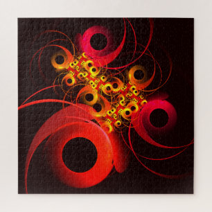 Puzzle Círculos coloridos Patrón de arte abstracto modern