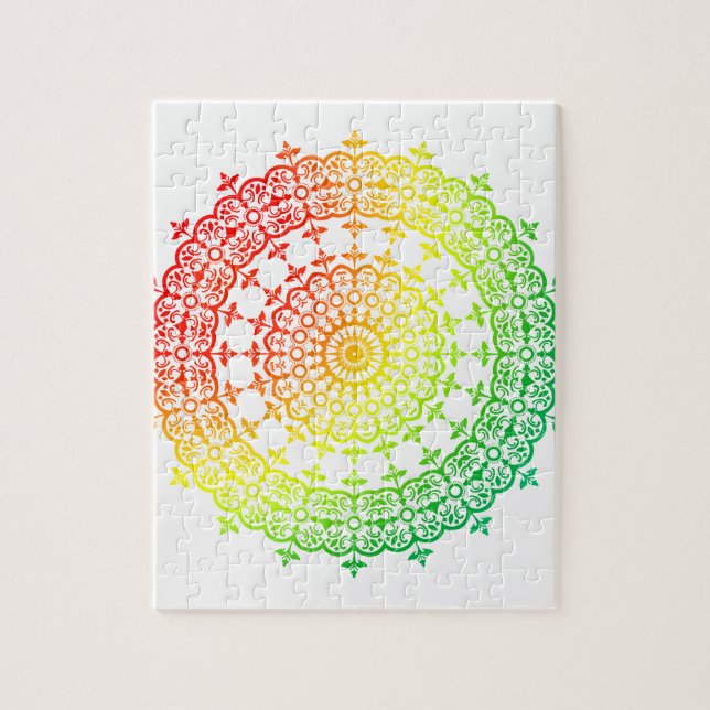 Puzzle Círculos del arco iris (Vertical)