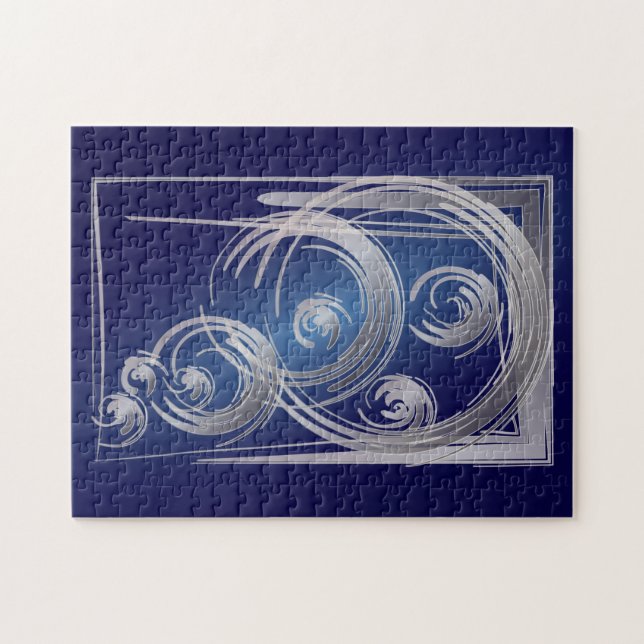 Puzzle Círculos dispersos de Fibonacci (Horizontal)