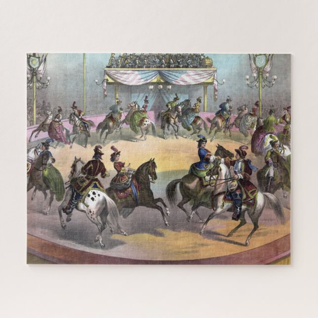Puzzle Circus Grand Finale, Circa 1872. (Horizontal)