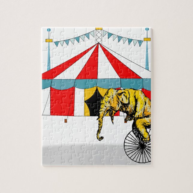 Puzzle Circus Memorabilia en memoria de los elefantes del (Vertical)