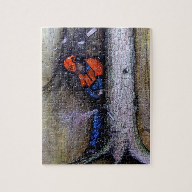 Puzzle Cirujano arborista husqvarna (Vertical)
