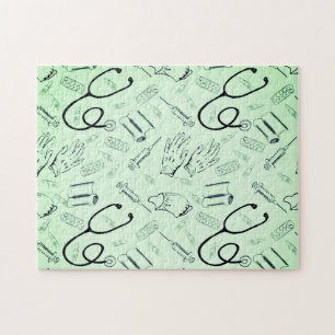 Puzzle Cirujano del vintage médico