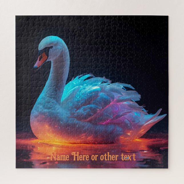 Puzzle Cisne Adorable para cualquier ocasión (Vertical)