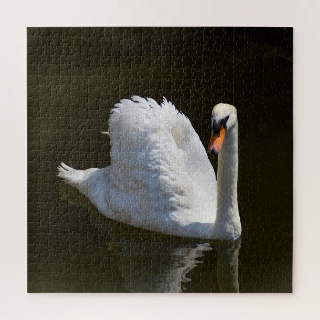 Puzzle Cisne blanca (Vertical)
