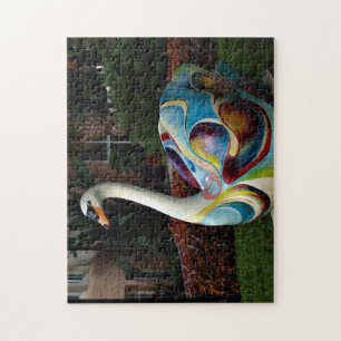 Puzzle Cisne colorido