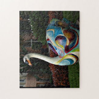 Puzzle Cisne colorido