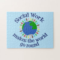 Cita azul del trabajo social Inspirador