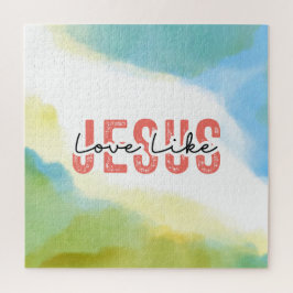 Puzzle Cita cristiana Inspiradora de amor como Jesús