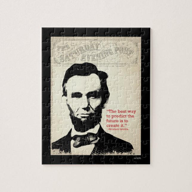 Puzzle Cita de Abe Lincoln (Vertical)