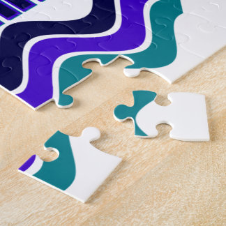 Puzzle Cita de aceptación en gráfico azul verde púrpura