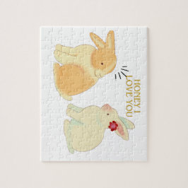 Puzzle Cita de amor de pareja conyugal conyugal - "Miel t