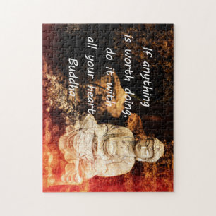 Puzzle Cita de Buda inspiradora