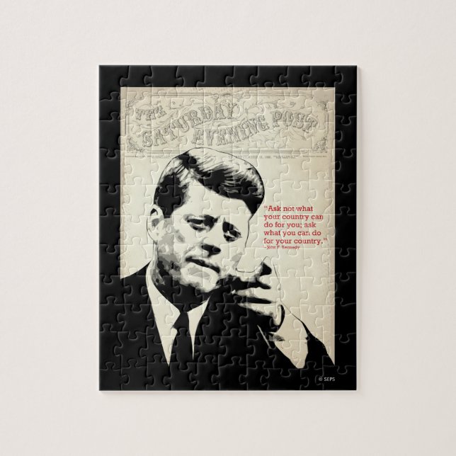 Puzzle Cita de John F. Kennedy (Vertical)