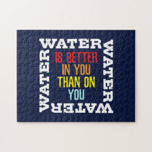 Puzzle Cita De Supervivencia De Camping El Agua Es Mejor