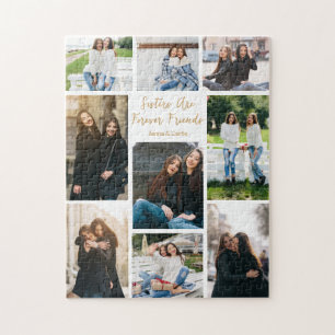 Puzzle Cita del Personalizado de Sisters Forever Friends
