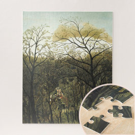Puzzle Cita en el bosque, Henri Rousseau