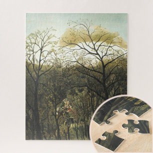 Puzzle Cita en el bosque, Henri Rousseau