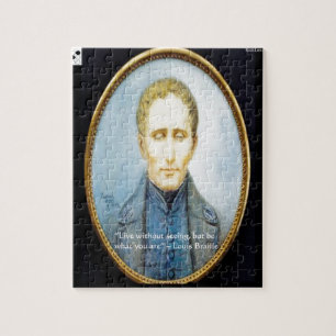 Puzzle Cita Famosa de Louis Braille
