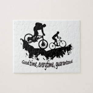 Puzzle Cita Inspiradora de buen tiempo para ciclismo de m
