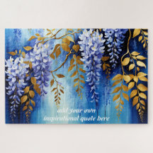 Cita inspiradora de glicina azul personalizada
