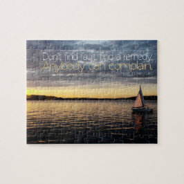 Puzzle Cita Inspiradora de Henry Ford "Encuentre un remed