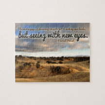 Cita Inspiradora de Marcel Proust "Nuevos ojos"
