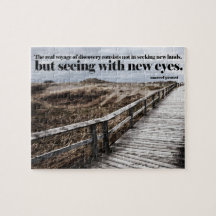 Cita Inspiradora de Marcel Proust "Nuevos ojos"