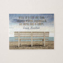 Puzzle Cita Inspiradora "Éxito sin felicidad"