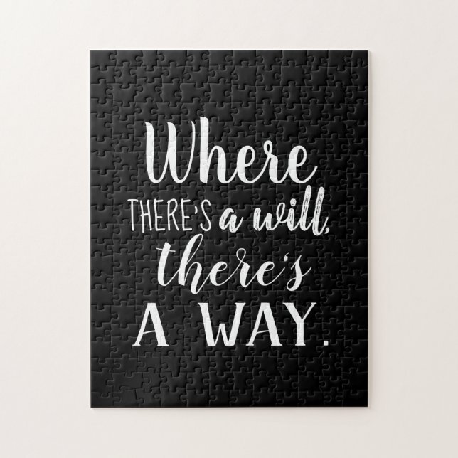 Puzzle Cita Inspiradora motivacional que dice tipografía (Vertical)