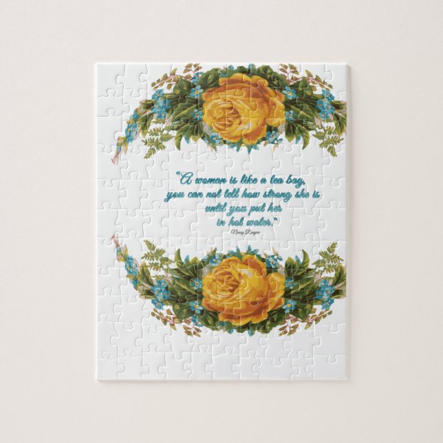 Puzzle Cita inspiradora para mujeres de Nancy Reagan (Vertical)