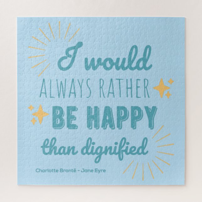 Puzzle Cita Jane Eyre I - Edición Azul (Vertical)