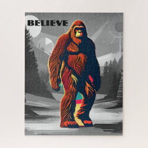 Puzzle Cita Mágica Colorful Bigfoot: Creyentes