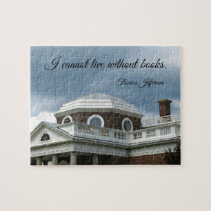 Puzzle Cita sobre libros de Thomas Jefferson