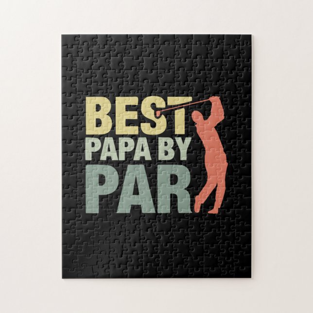 Puzzle Citas de abuelo | Mejor Papa De Par Golf (Vertical)