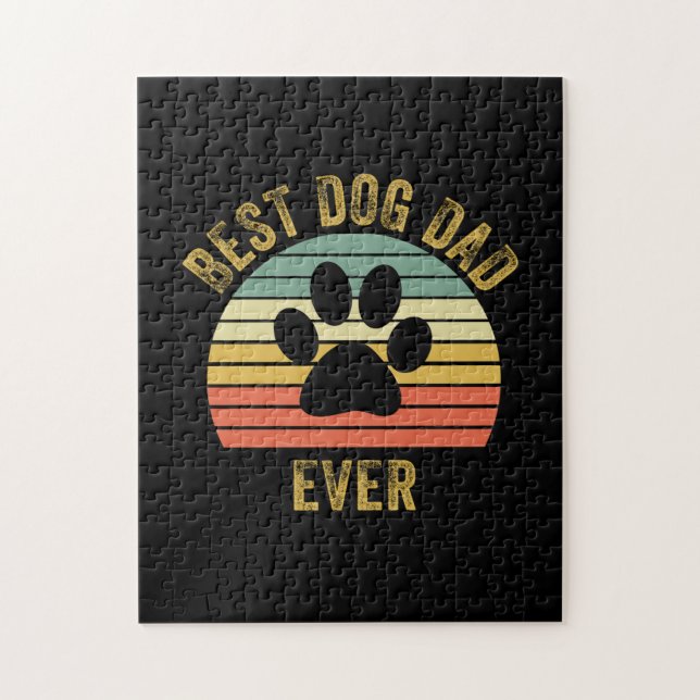 Puzzle Citas de abuelo | Mejor Papa Perro (Vertical)