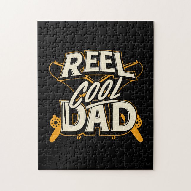 Puzzle Citas de abuelo | Pescando a Guay Dad (Vertical)