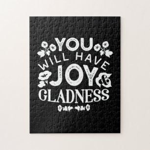 Puzzle Citas de fe y felicidad: alegría y gozo