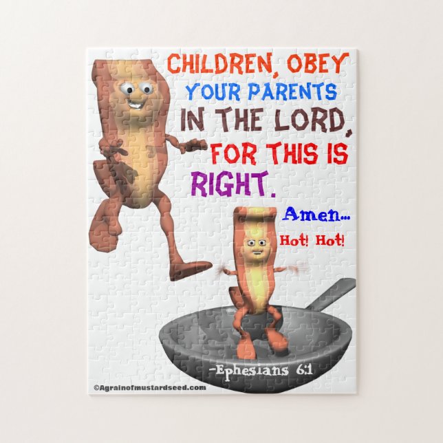 Puzzle Citas de la Biblia cristiana (Vertical)