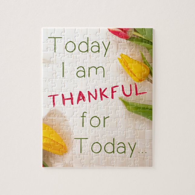 Puzzle Citas motivacionales agradecidas (Vertical)